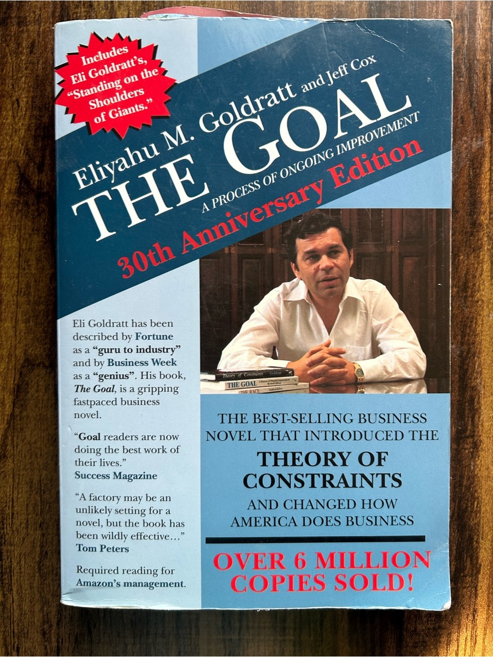 Eliyahu M. Goldratt - The Goal (30th Anniversary) - Blue & Red Paperback
